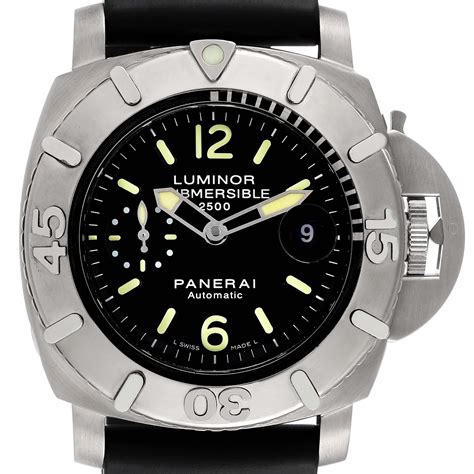 panerai luminor submersible 2004 limited edition|panerai luminor submersible 2500m.